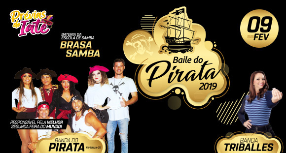 Iate Clube de Teresina promove dia 9 o tradicional Baile do Pirata