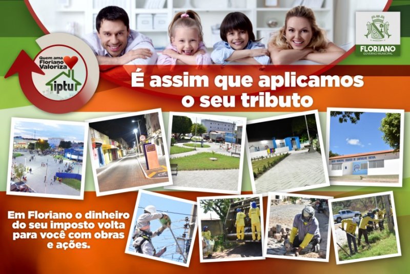 Lançado o IPTU 2019 de Floriano, com desconto e parcelamento
