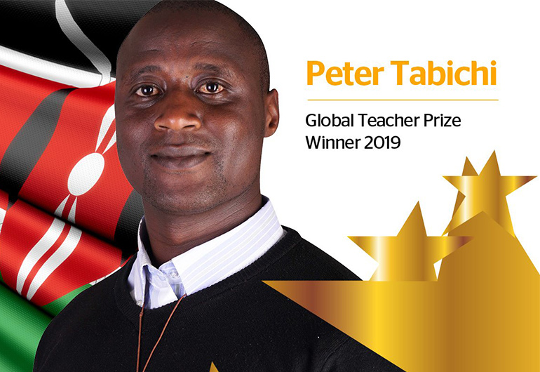 Queniano Peter Tabichié é escolhido o melhor professor do mundo