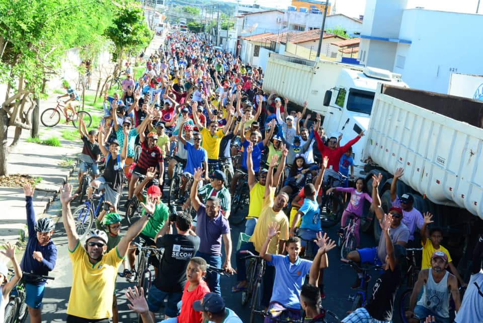 Passeio Ciclístico marca o início das festividades do aniversário de Floriano nesta terça-feira