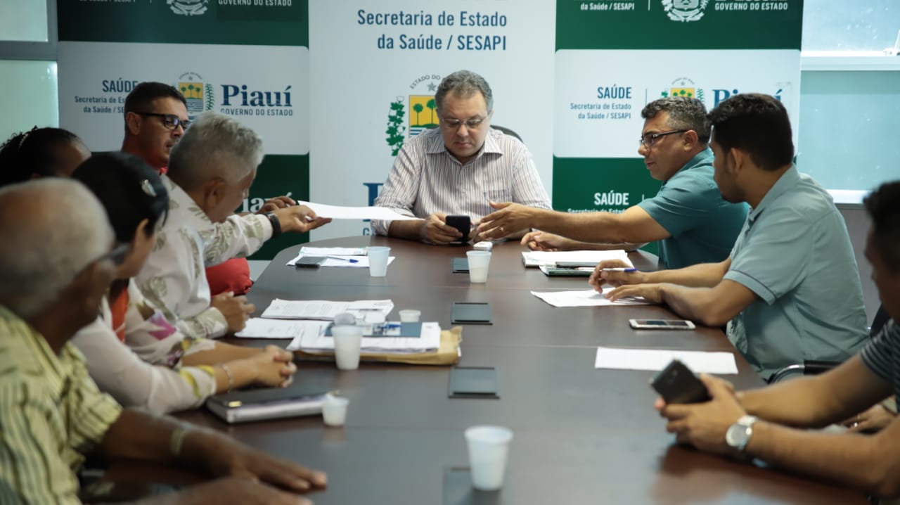 Secretário de Saúde reúne com Presidente do Conselho Estadual de Saúde