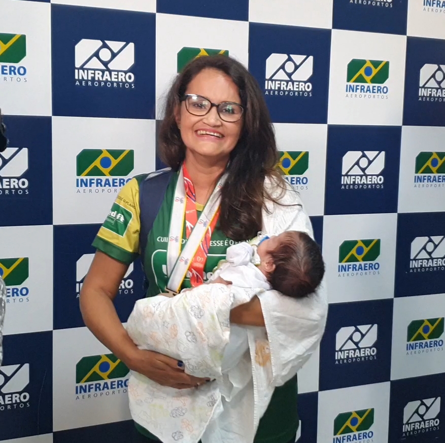 Atleta Piauiense transplantada realiza o sonho de ser mãe