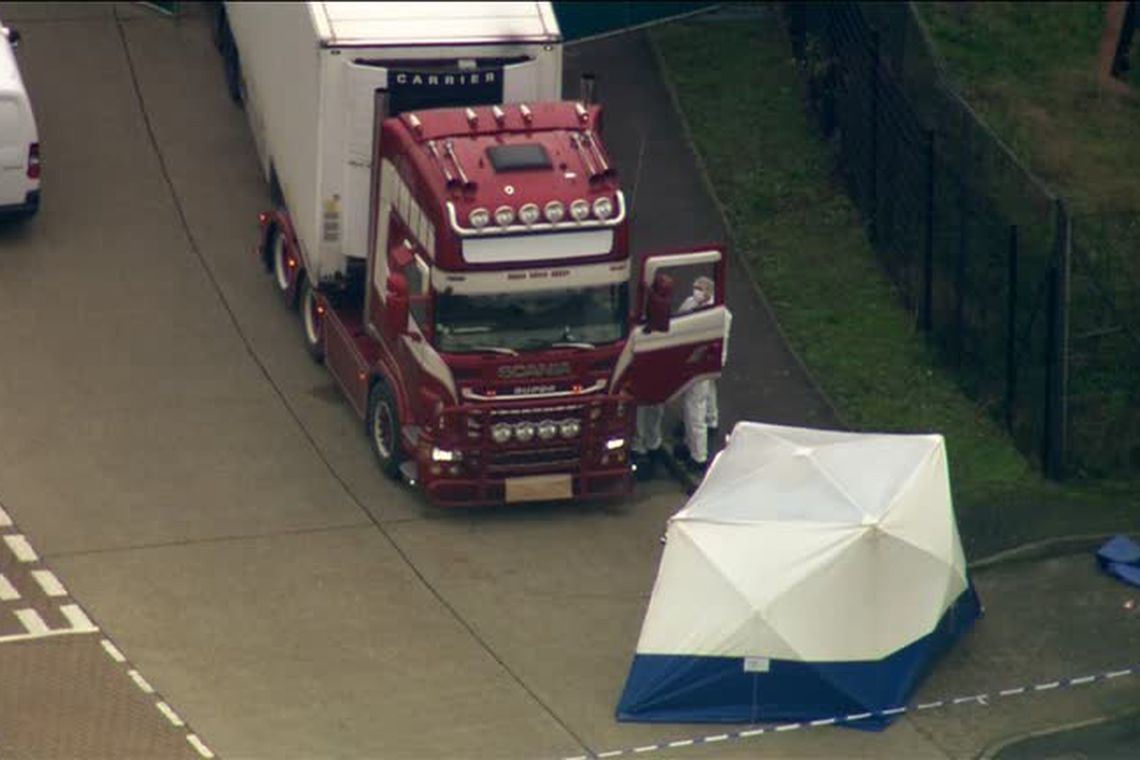 39 Mortos achados em caminhão no Reino Unido são de nacionalidade chinesa