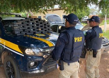 PRF apreende 45 tabletes de cocaína avaliados em quase R$ 10 milhões no PI