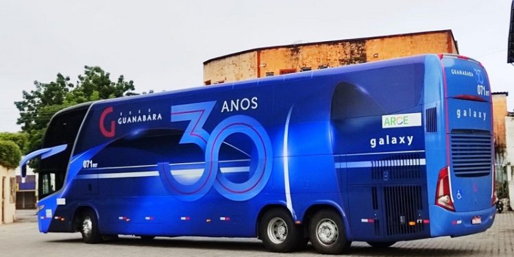 Guanabara anuncia a compra de 30 ônibus novos em comemoração aos 30 anos de atuação