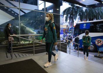 Seleção Feminina chega a Bucaramanga para a disputa da fase final da CONMEBOL Copa América