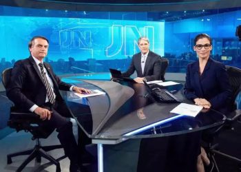 Presidente Jair Bolsonaro participa de sabatina no Jornal Nacional hoje (22)