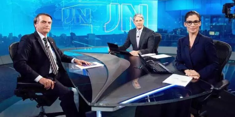 Presidente Jair Bolsonaro participa de sabatina no Jornal Nacional hoje (22)