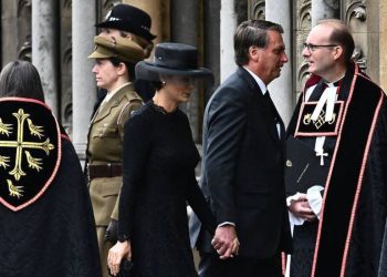Presidente Bolsonaro participa do funeral da rainha Elizabeth II