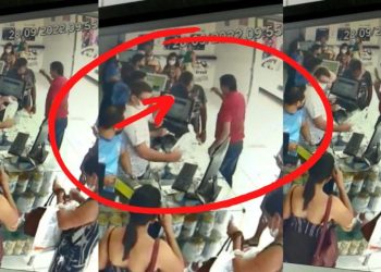 Homem rejeita apertar mão de Wellington Dias, em Picos, e em seguida faz o sinal da cruz: “Vade Retro”