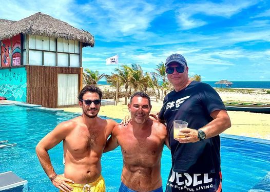 SOCIEDADE: Bob Ziegert com os amigos Louis Cecconi e Marcelo Frissoni no belíssimo BobZ Beach Club e MAIS…
