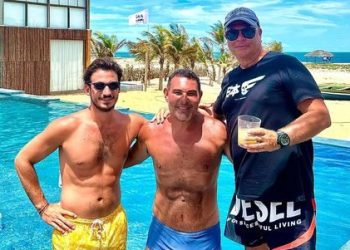 SOCIEDADE: Bob Ziegert com os amigos Louis Cecconi e Marcelo Frissoni no belíssimo BobZ Beach Club e MAIS…