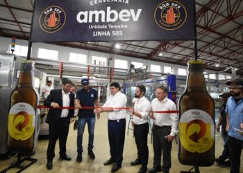 Governador Rafael Fonteles participa da inauguração de nova linha de produção da AMBEV