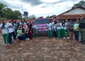 Patrulha Maria da Penha realiza palestra de prevenção e combate à violência contra mulher em União