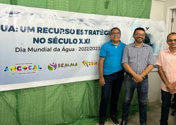 Climatologista Werton Costa profere palestra em Angical com o tema “Água, um recurso estratégico no século XXI”.