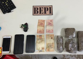 Polícia Militar captura trio que realizava delivery de drogas na cidade de Picos