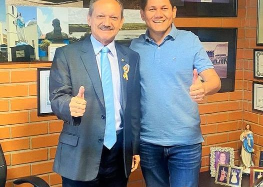 Prefeito de Miguel Alves trata com o deputado Wilson Brandão sobre o aniversário da cidade