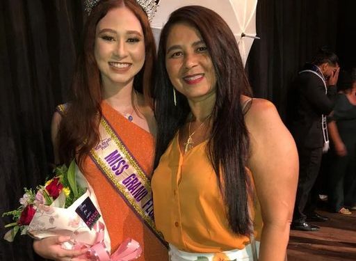 Maria Cecília Rabelo, 19 anos foi eleita Miss Grand Floriano