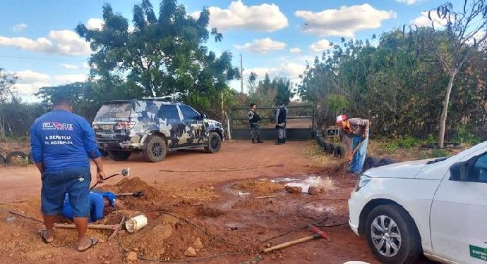 Agespisa reforça combate ao furto de água em São Raimundo Nonato