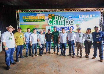 Na feira de negócios em Baixa Grande do Ribeiro, governador destaca inteligência artificial na produção de grãos