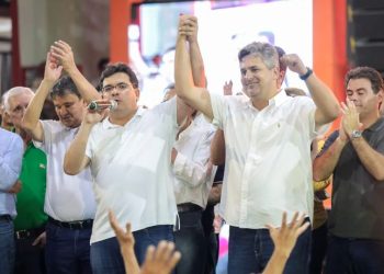 Chapa Pablo Santos e Xandú Neri (PT) é lançada em Picos com a presença do Governador