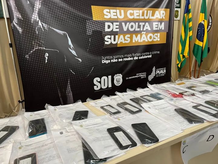 Secretaria de Segurança do Piauí convoca mil pessoas para restituição de  celulares em Teresina – Folha Piauí