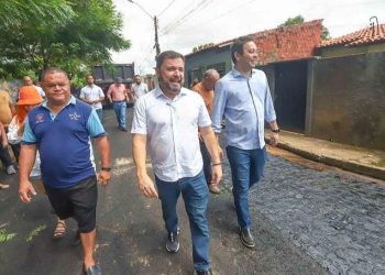 Fábio Novo visita obras do OPA nos Conjuntos Murilo Resende e Vila Ferroviária  e no Assentamento 28 de Agosto