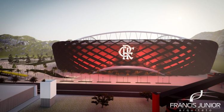 Projeto de estádio do Flamengo (RJ) criado por arquiteto piauiense viraliza nas redes sociais