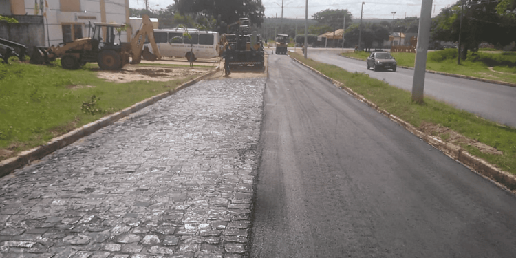 Governo do Estado inicia trabalhos de pavimentação asfáltica em Nazária