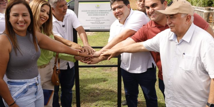 Rafael Fonteles entrega pavimentação asfáltica e visita recuperação de rodovia em Nossa Senhora de Nazaré