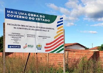Agespisa implanta sistema de abastecimento de água na localidade Marrecas, em São João do Piauí