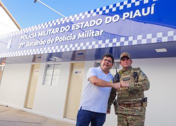 Governador entrega nova sede de batalhão da PM e destaca reforço na segurança pública em Parnaíba