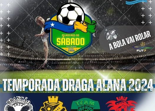 PELADEIROS DO SABADO: 3 equipes disputam a final do 1º turno da temporada Draga Alana 2024