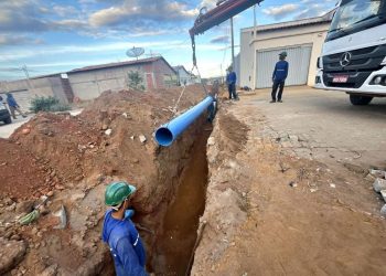 Agespisa já executou 70% da obra de implantação do sistema adutor de água em São João do Piauí