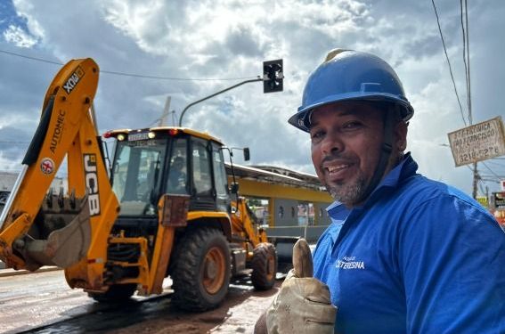 Águas de Teresina  realiza obras de saneamento em 10 bairros de Teresina
