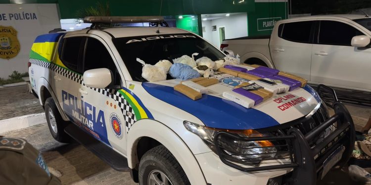 Polícia Militar apreende grande quantidade de drogas em ônibus na rodoviária de Parnaíba