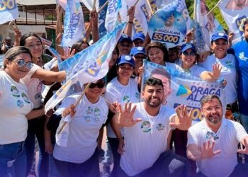 CAMINHADA HOJE: Draga Alana participa de  último evento de campanha em Teresina