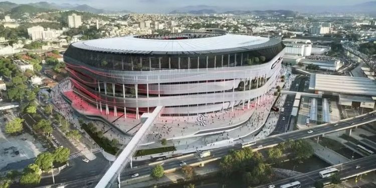Flamengo apresenta pela primeira vez o projeto da construção do novo estádio