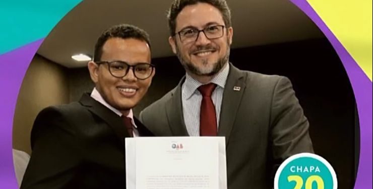 Advogado Teresinense Matheus de Sousa Santos declara apoio à campanha de Dr. Aurélio Lobão e Dra. Alice Beli para a Presidência da OAB Piauí