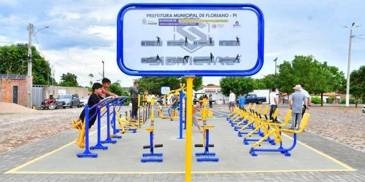 Floriano ganha nova Academia de Saúde no Bairro Tiberão