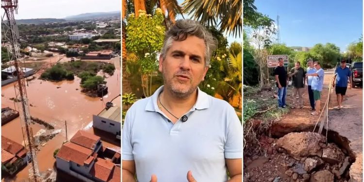 Prefeito eleito de Picos Dr. Pablo Santos visita bairros atingidos por fortes chuvas e promete medidas emergenciais