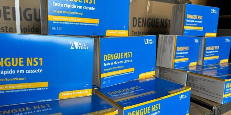 Piauí recebe do Ministério da Saúde mais de 10 mil testes rápidos para dengue