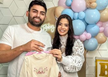 SOCIEDADE: Eduardo Draga Alana e Milena Martinez Martins anunciam a chegada de uma herdeira e MAIS…