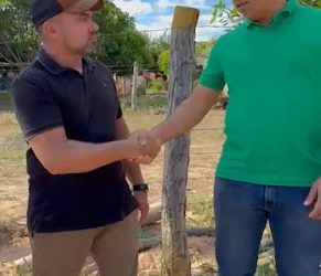 Belauto Bigode anuncia obra do sistema de abastecimento de água na comunidade São Vicente, em Alto Longá