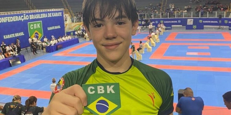 Piauiense João Gabriel é convocado para Seleção Brasileira de Karatê após título na Seletiva Nacional em Sergipe