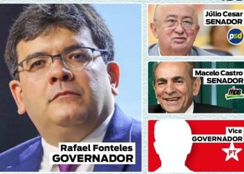 ELEICOES 2026: PT indicará vice de Rafael Fonteles e Júlio César (PSD) disputará vaga no Senado