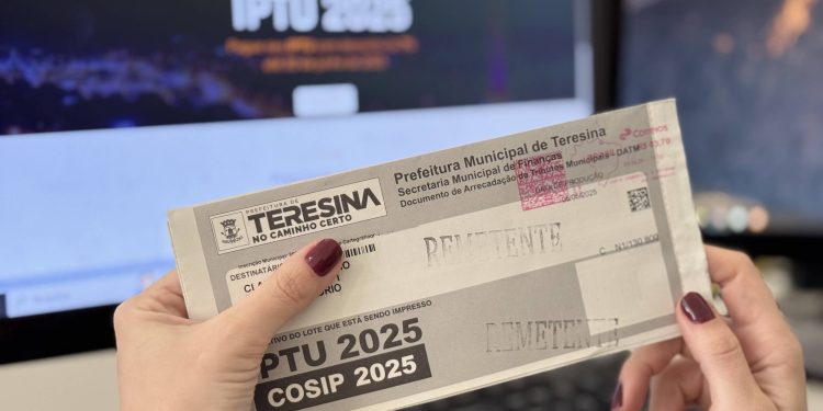 IPTU Teresina 2025: segunda parcela vence no dia 31 de julho