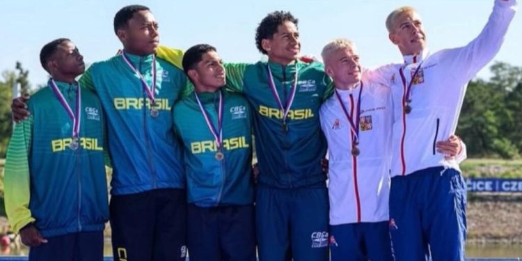 Canoístas piauienses conquistam 5 medalhas na Olympic Hopes e elevam o Piauí ao pódio internacional