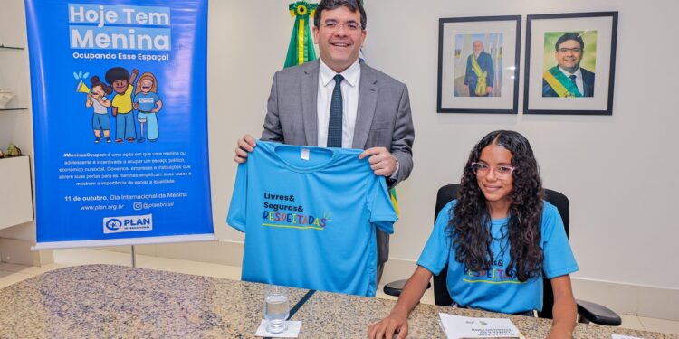 Estudante da zona rural vira governadora do Piauí por um dia em ação do movimento “Meninas Ocupam”