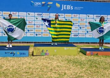 Piauiense Yasmin Cruz conquista ouro na prova dos 80 metros e se torna a melhor do Brasil nos Jogos Escolares